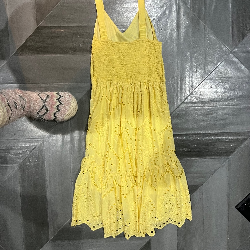 Yellow summer dress